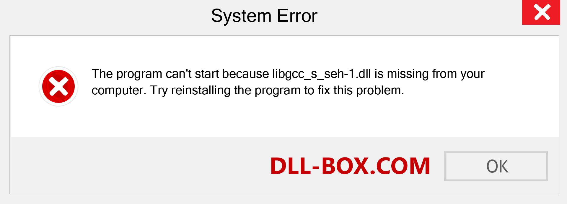  libgcc_s_seh-1.dll file is missing?. Download for Windows 7, 8, 10 - Fix  libgcc_s_seh-1 dll Missing Error on Windows, photos, images